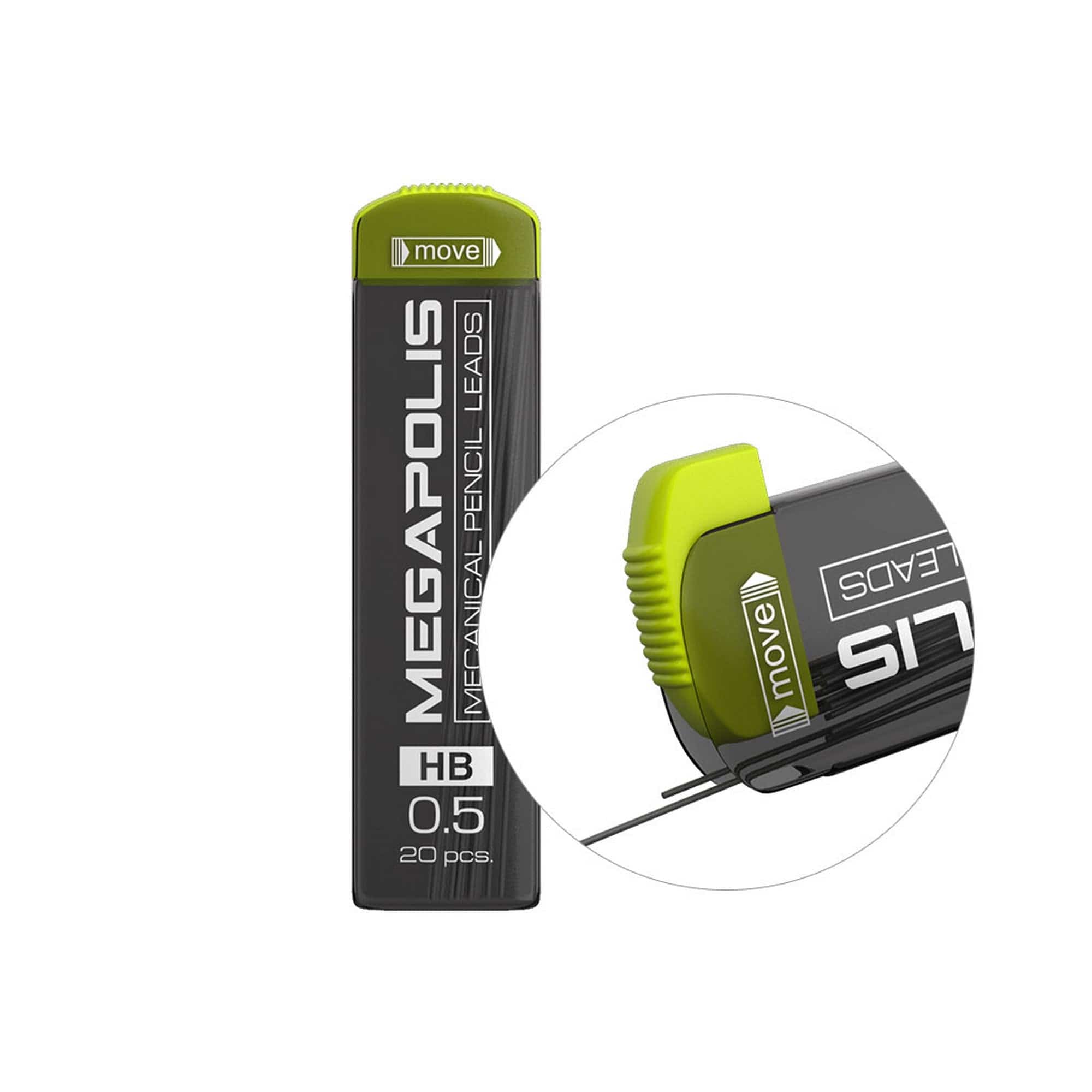 ErichKrause MEGAPOLIS Concept Leads for mechanical pencils 0.5 mm - Al Masam Stationery LLC