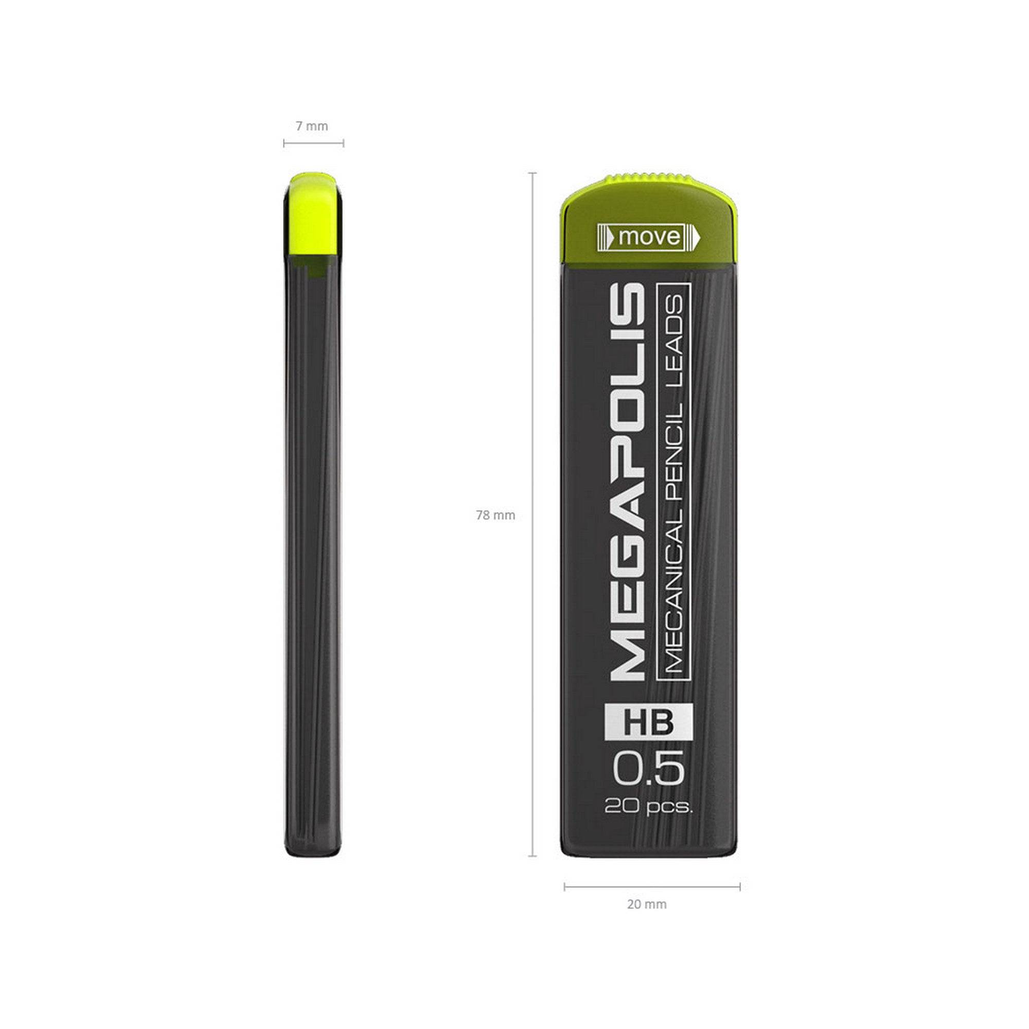 ErichKrause MEGAPOLIS Concept Leads for mechanical pencils 0.5 mm - Al Masam Stationery LLC