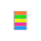 ErichKrause Plastic bookmarks with glue edge Neon, 12x44 mm - Al Masam Stationery LLC