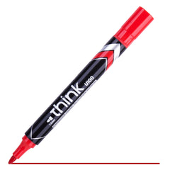 Deli Permanent Marker Bullet 1.5mm Red - Al Masam Stationery LLC