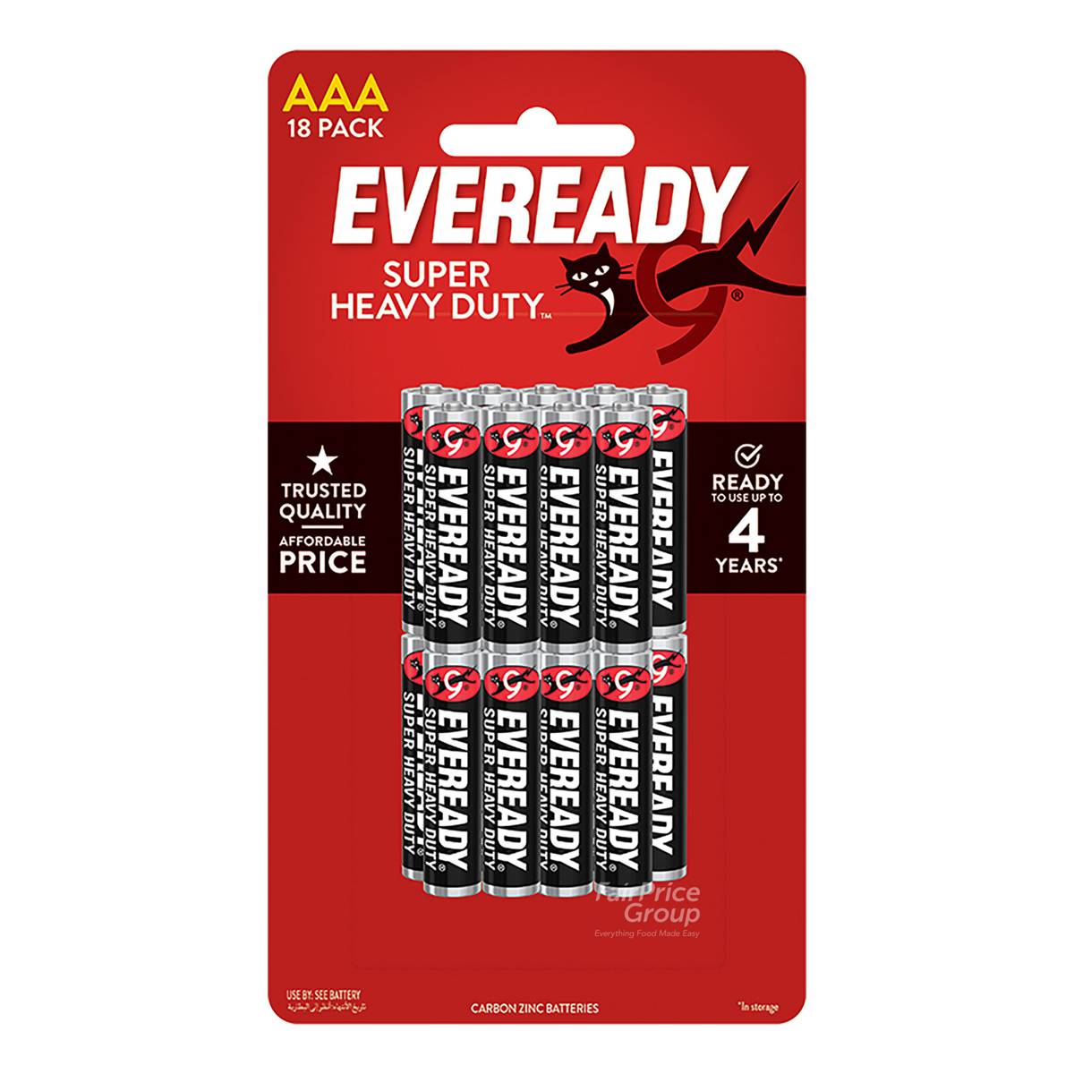 Eveready Battery SHD 1215 BP 18 - AA - (Pack of 18) - Al Masam Stationery LLC Main image