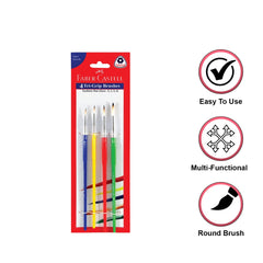 Trigrip Paint Brushes Round - Al Masam Stationery LLC