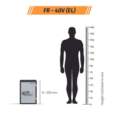 Safire Fire Rated Safe 40 (Vertical) KL+EL