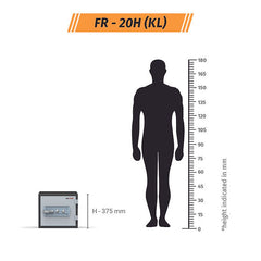 Safire Fire Rated Safe 20 (Horizontal) 2 KEY LOCK
