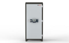 Fire Resistant Safe FR 1260 - EL - Charcoal Grey (Body) + Light Grey (Door) - Al Masam Stationery LLC