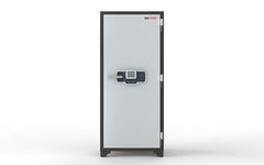 Fire Resistant Safe FR 1360 - EL - Charcoal Grey (Body) + Light Grey (Door) - Al Masam Stationery LLC