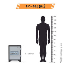Safire Fire Rated Safe 445 2 KEY LOCK - Al Masam Stationery LLC