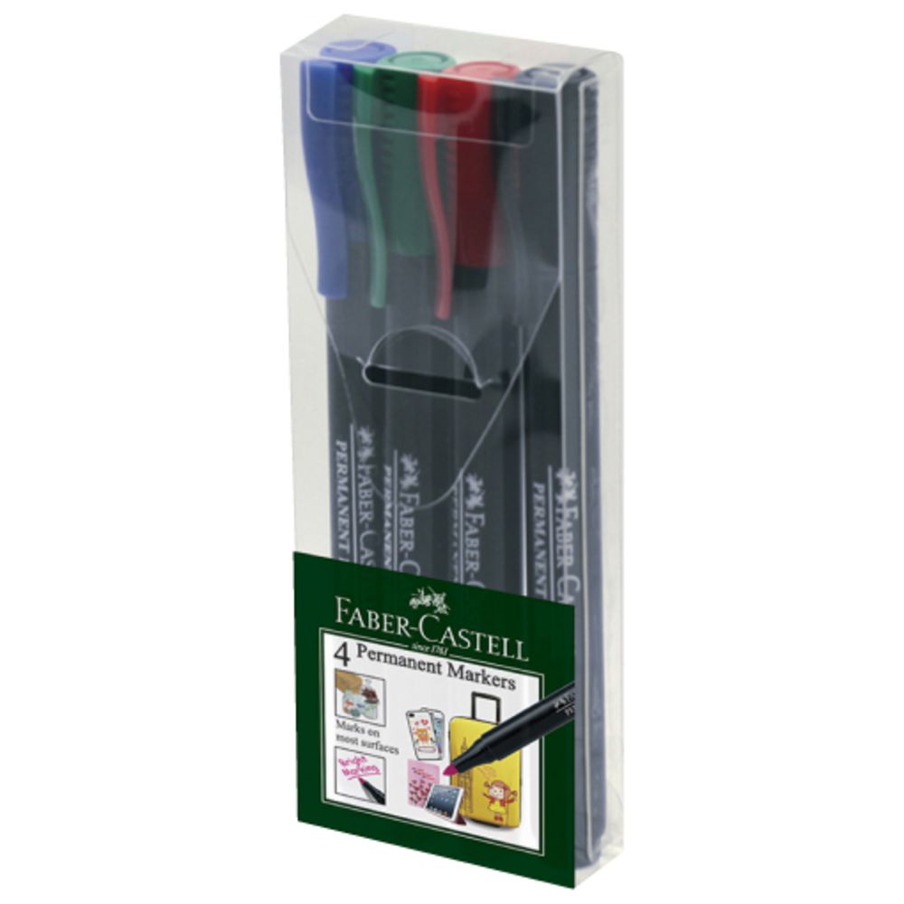 FABER-CASTELL Marker S Permanent Creative PET - Al Masam Stationery LLC