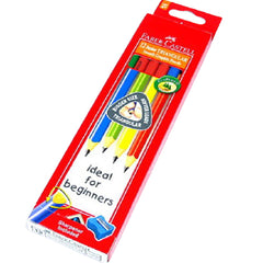 FABER-CASTELL Junior Grip Pencil Black Pkt of 12pcs - Al Masam Stationery LLC