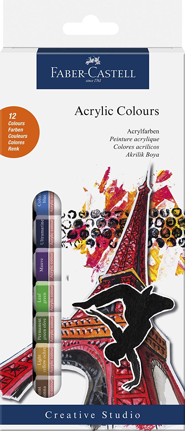 Starter Kit Acrylic Colour Fabercastell - Al Masam Stationery LLC
