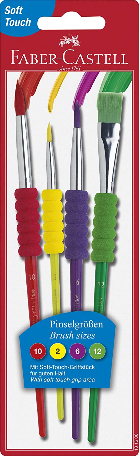FABER-CASTELL Grip Paint Brushes - Al Masam Stationery LLC Main image