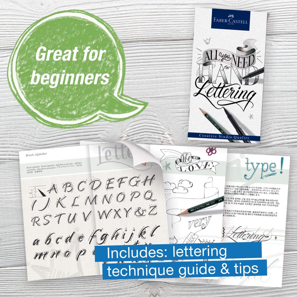 FABER-CASTELL India ink Pitt  Artist Pen Lettering - Al Masam Stationery LLC