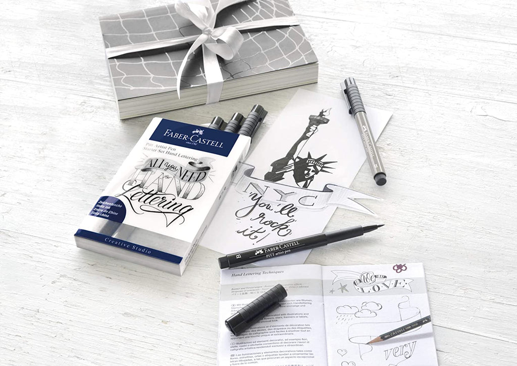 FABER-CASTELL India ink Pitt  Artist Pen Lettering - Al Masam Stationery LLC