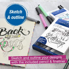 FABER-CASTELL India ink Pitt  Artist Pen Lettering - Al Masam Stationery LLC