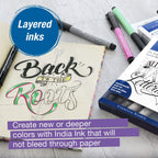 FABER-CASTELL India ink Pitt  Artist Pen Lettering 4x - Al Masam Stationery LLC