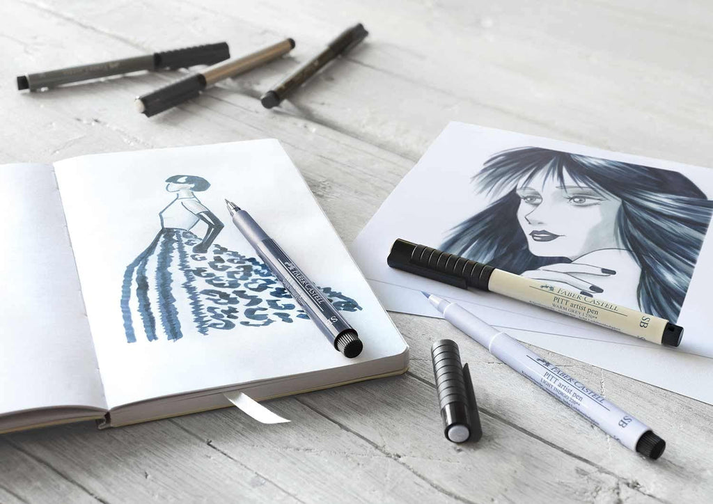 FABER-CASTELL India ink PITT artist pen SB - Al Masam Stationery LLC