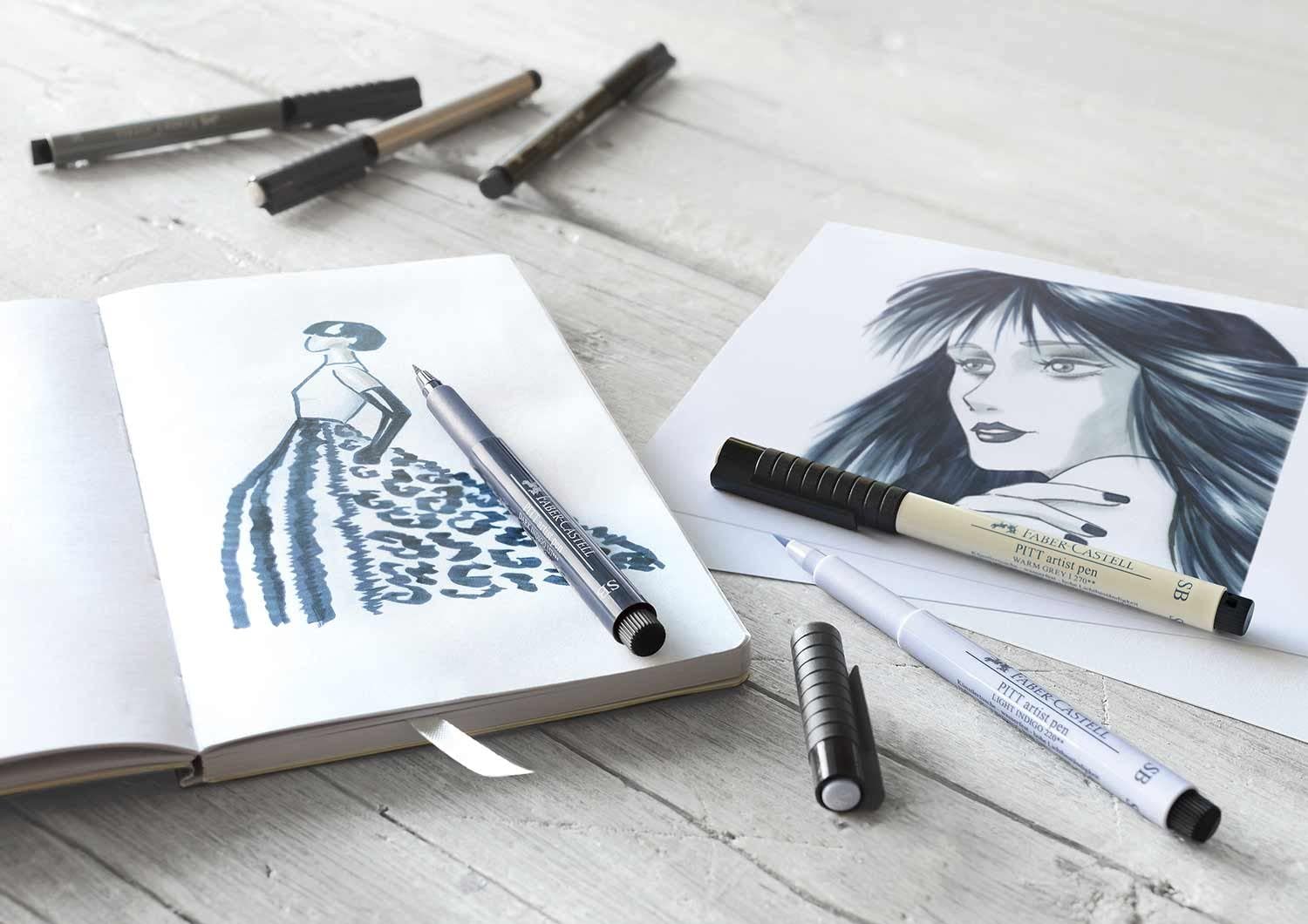FABER-CASTELL India ink PITT artist pen SB - Al Masam Stationery LLC