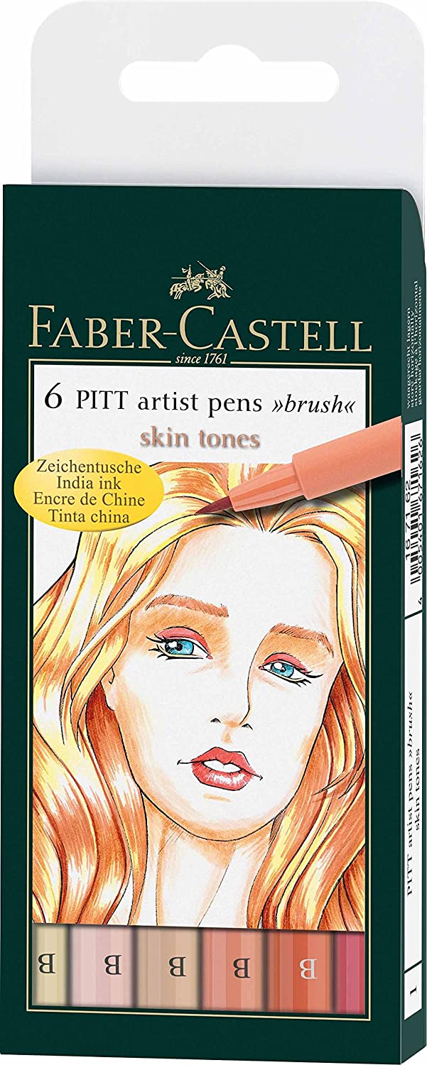 FABER-CASTELL PITT Artist Pen Skin tones - Al Masam Stationery LLC Main image