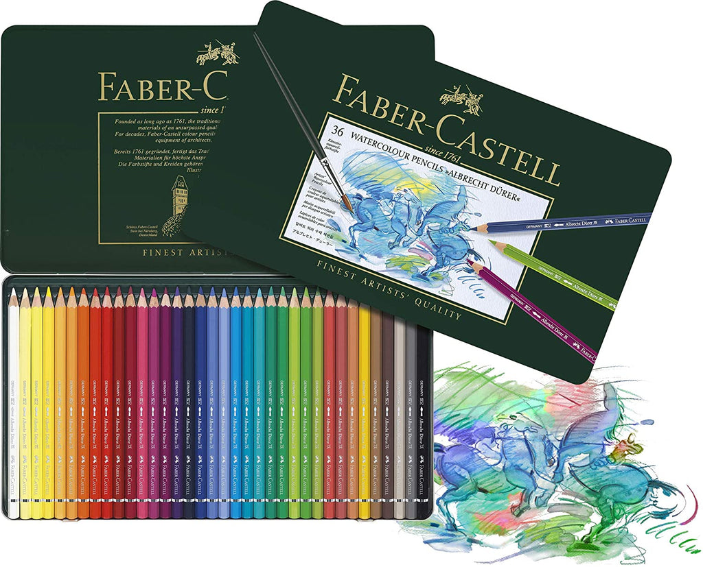 FABER-CASTELL Albrecht Durer Artists Water Color Pencils - (Pack of 36) - Al Masam Stationery LLC