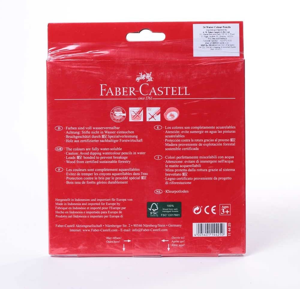 FABER-CASTELL Cardboard packet of 24 color (Fish) Secondary image
