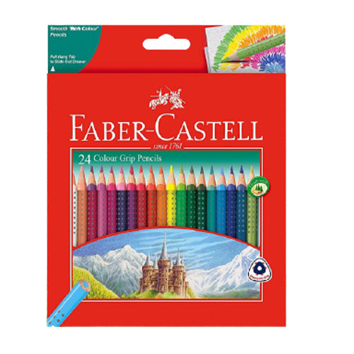 FABER-CASTELL COLOUR GRIP 24 LONG - Al Masam Stationery LLC Main image