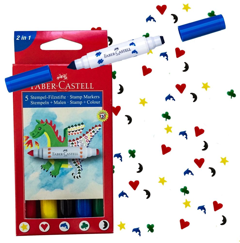 Fabercastell Stamp Markers Set - Al Masam Stationery LLC Main image