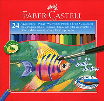 Fabercastell Water Colour Pencils Pack of 24pcs - Al Masam Stationery LLC Main image