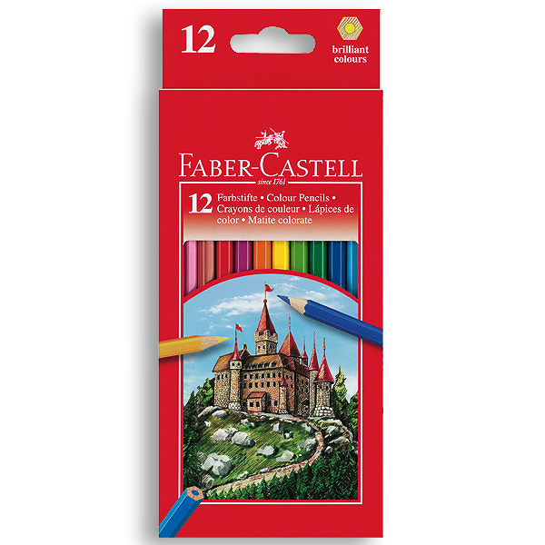 Pencil Colour Fabercastle 12colour Pencils - Al Masam Stationery LLC Main image