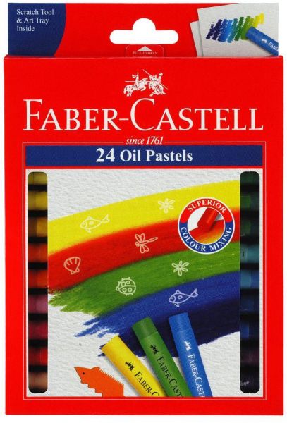 Oil Pastels Round 60mm 10.5mm - Al Masam Stationery LLC Main image