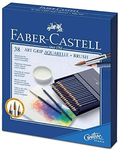 FABER-CASTELL ART GRIP W.COL 38/STUDIO BOX+B - Al Masam Stationery LLC Main image