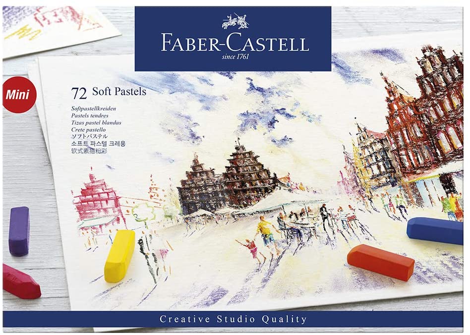 FABER-CASTELL Creative Studio Soft Pastels Full Length Box of 72 - Al Masam Stationery LLC Main image
