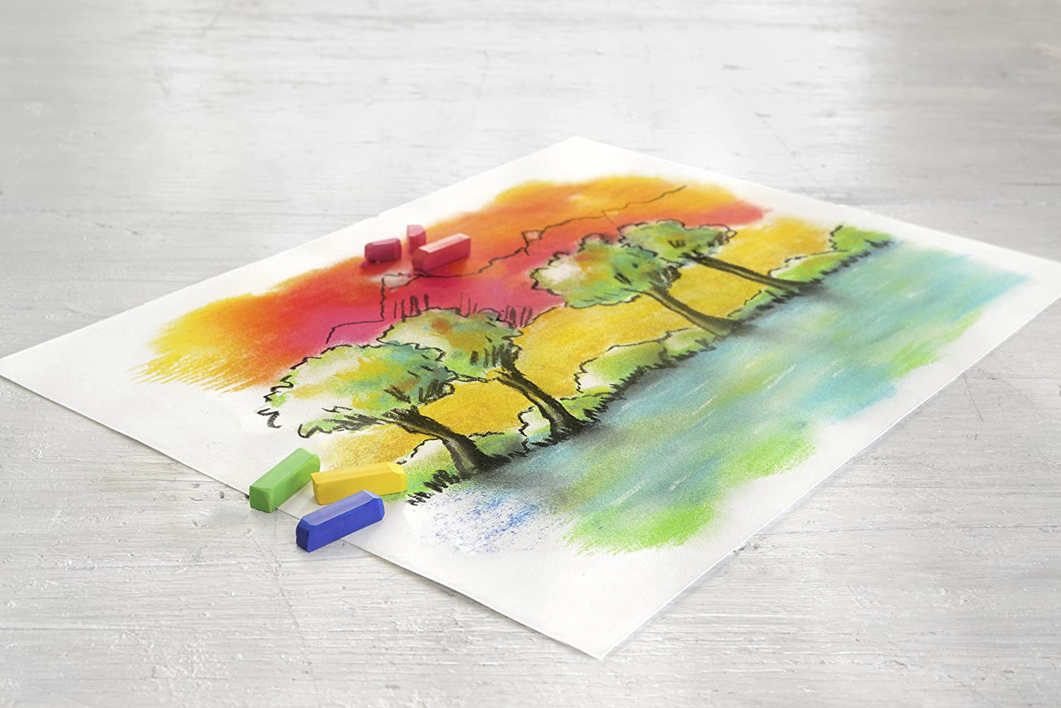 FABER-CASTELL Creative Studio Soft Pastels Full Length Box of 72 Secondary image