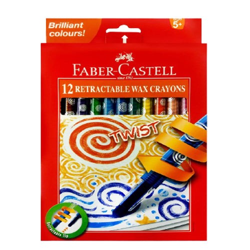 FABER-CASTELL Faber-Castell Twist Crayons - Al Masam Stationery LLC Main image