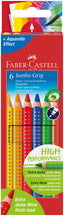 FABER-CASTELL JUMBO GRIP AQUARELLE-SET 6 COL - Al Masam Stationery LLC