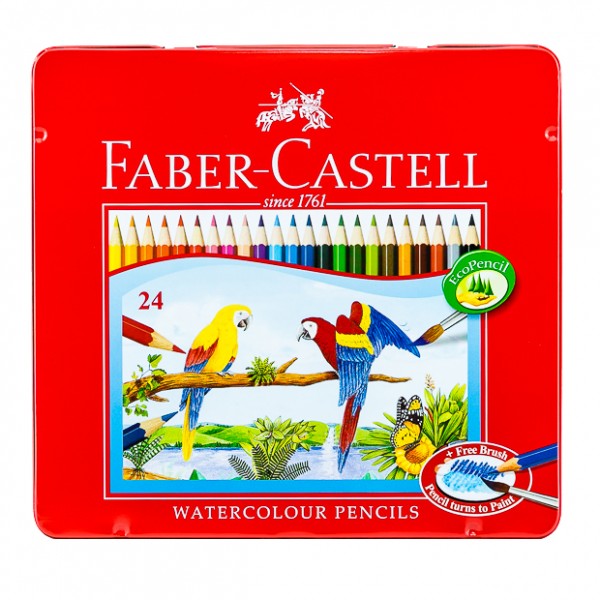 FABER-CASTELL Metal Tin 24 Color (Parrot) Secondary image