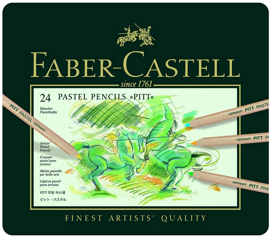 FABER-CASTELL PITT Pastel Pencils Tin of 24 colors Secondary image