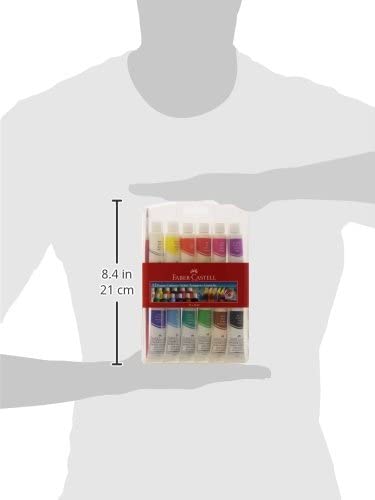 FABER-CASTELL Poster Colors 12Color 12ml Tubes Acrylic Case Hang-Sell Secondary image