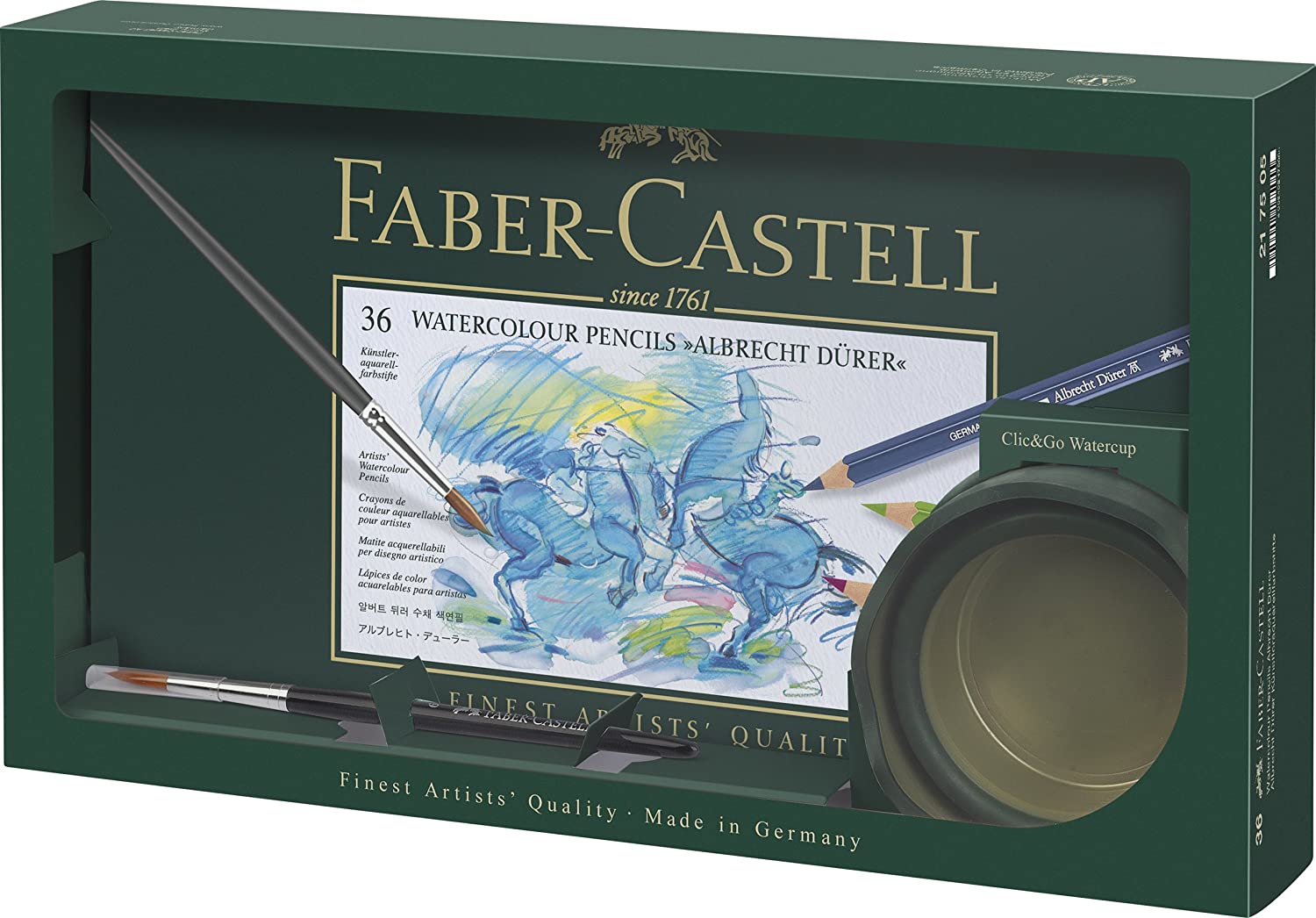 FABER-CASTELL Promotion A.Durer 36x + Clic&Go + Brush - Al Masam Stationery LLC Main image
