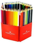 FABER-CASTELL Redline Classic Colour Pencil 60 with Colouring Book - Al Masam Stationery LLC