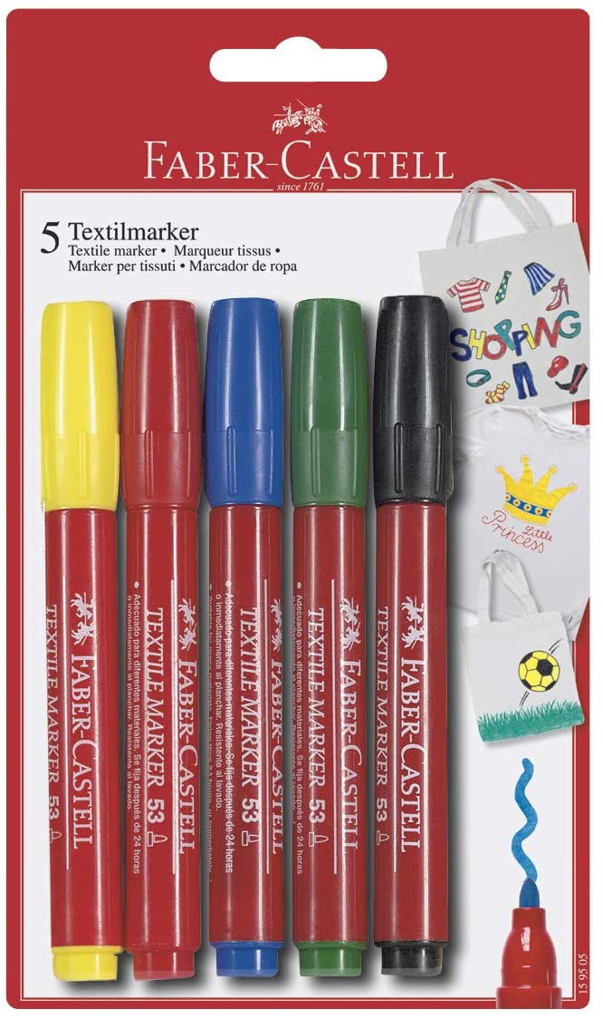 FABER-CASTELL Textile Markers - Al Masam Stationery LLC Main image