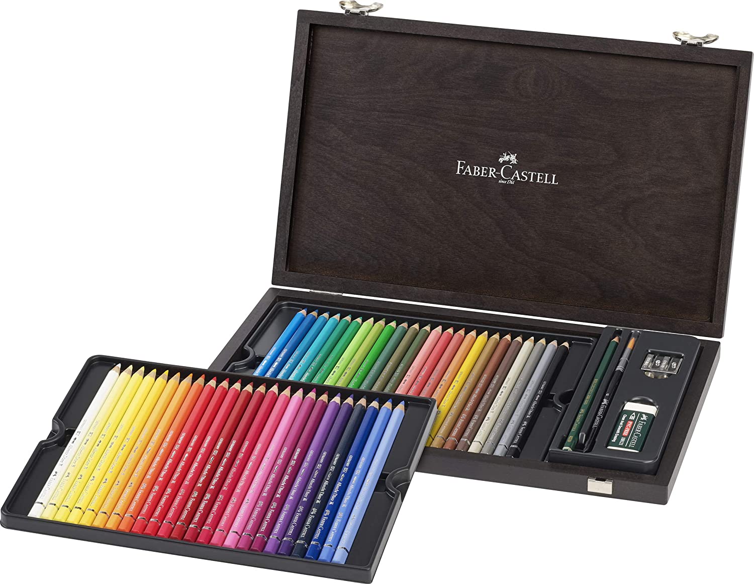 FABER-CASTELL W.COL A.DURER 48COL WOODENCASE - Al Masam Stationery LLC Main image