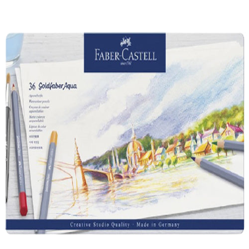 FABER-CASTELL Water colour pencil Goldfaber Aqua - Al Masam Stationery LLC Main image