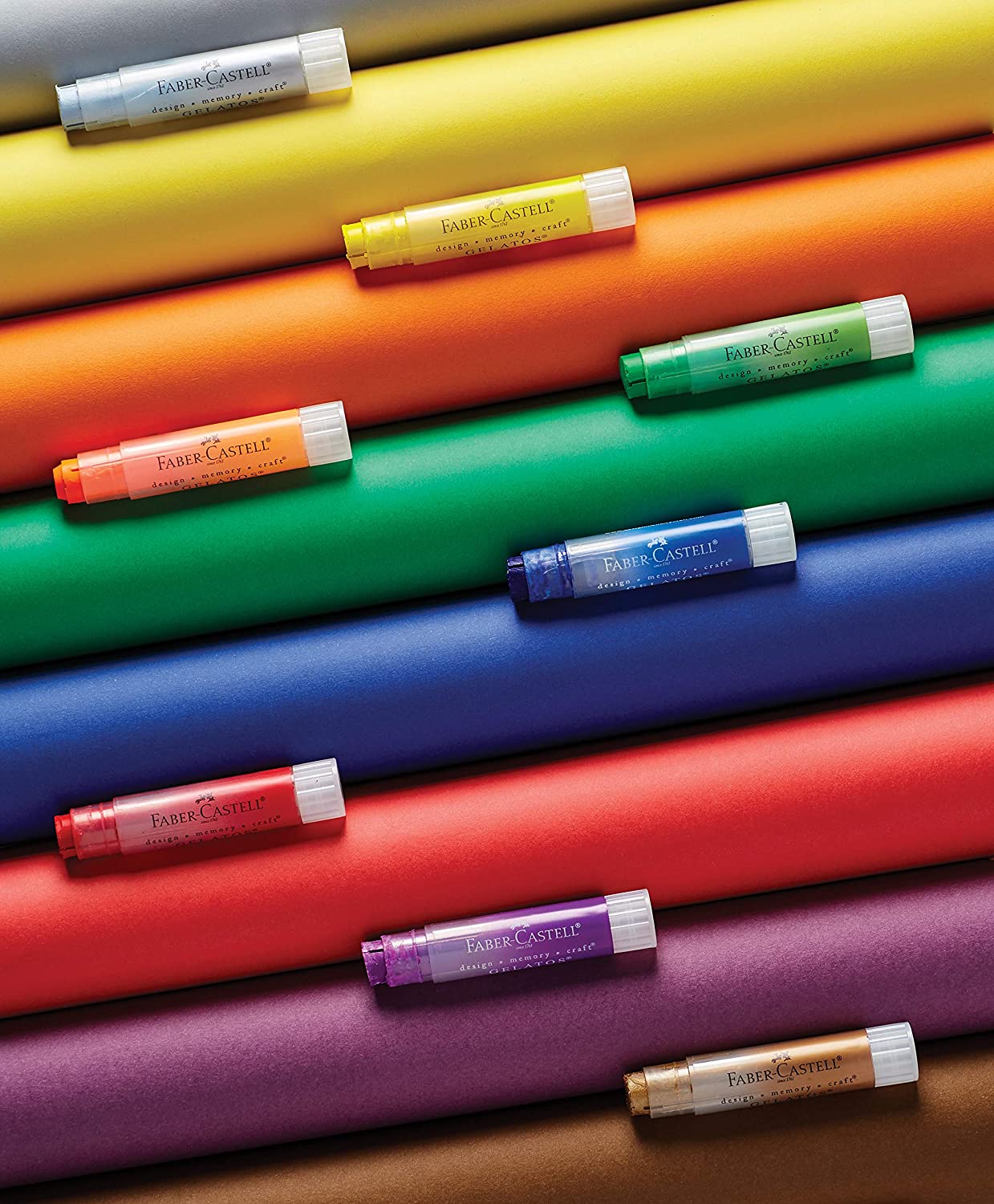 FABER-CASTELL Water sol.crayons Gelatos Diner 6 parts BC Secondary image