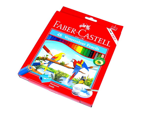 FABER-CASTELL WATERCOLOR PENCIL 48 Colour Secondary image