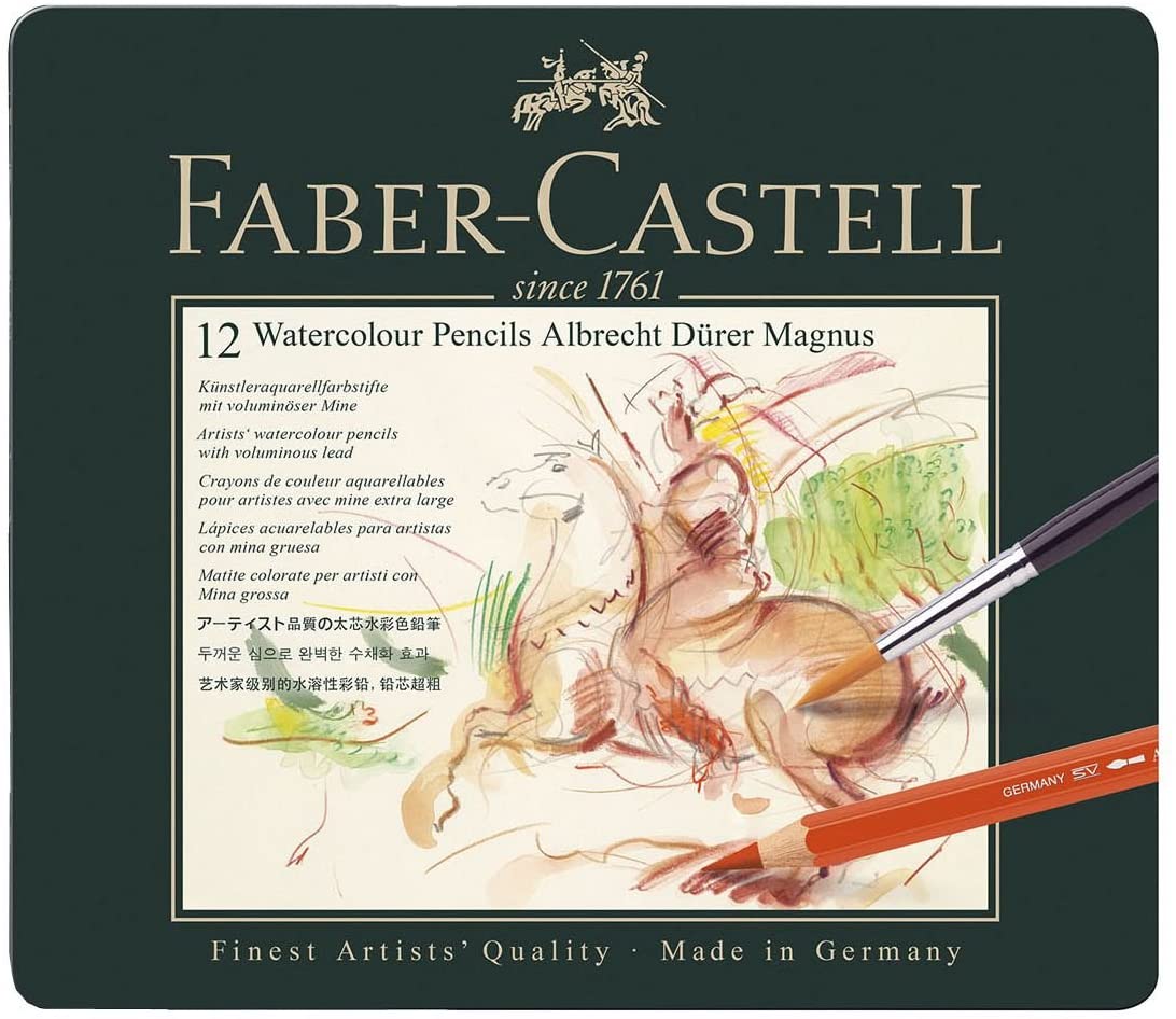 FABER-CASTELL Watercolour Pencil A.Durer Magnus (Pack of 12) - Al Masam Stationery LLC Main image