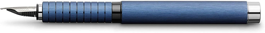 FABER-CASTELL Fountain Pen Essentio Aluminium Blue F - Al Masam Stationery LLC