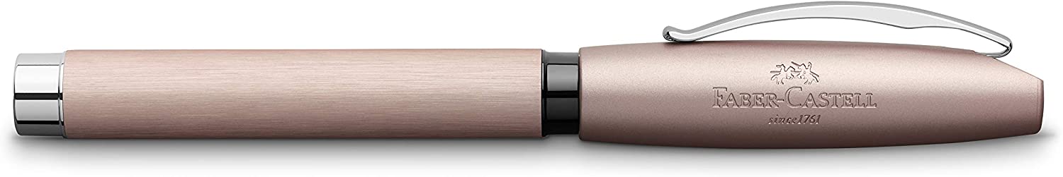 FABER-CASTELL Fountain Pen Essentio Aluminium Rose B - Al Masam Stationery LLC