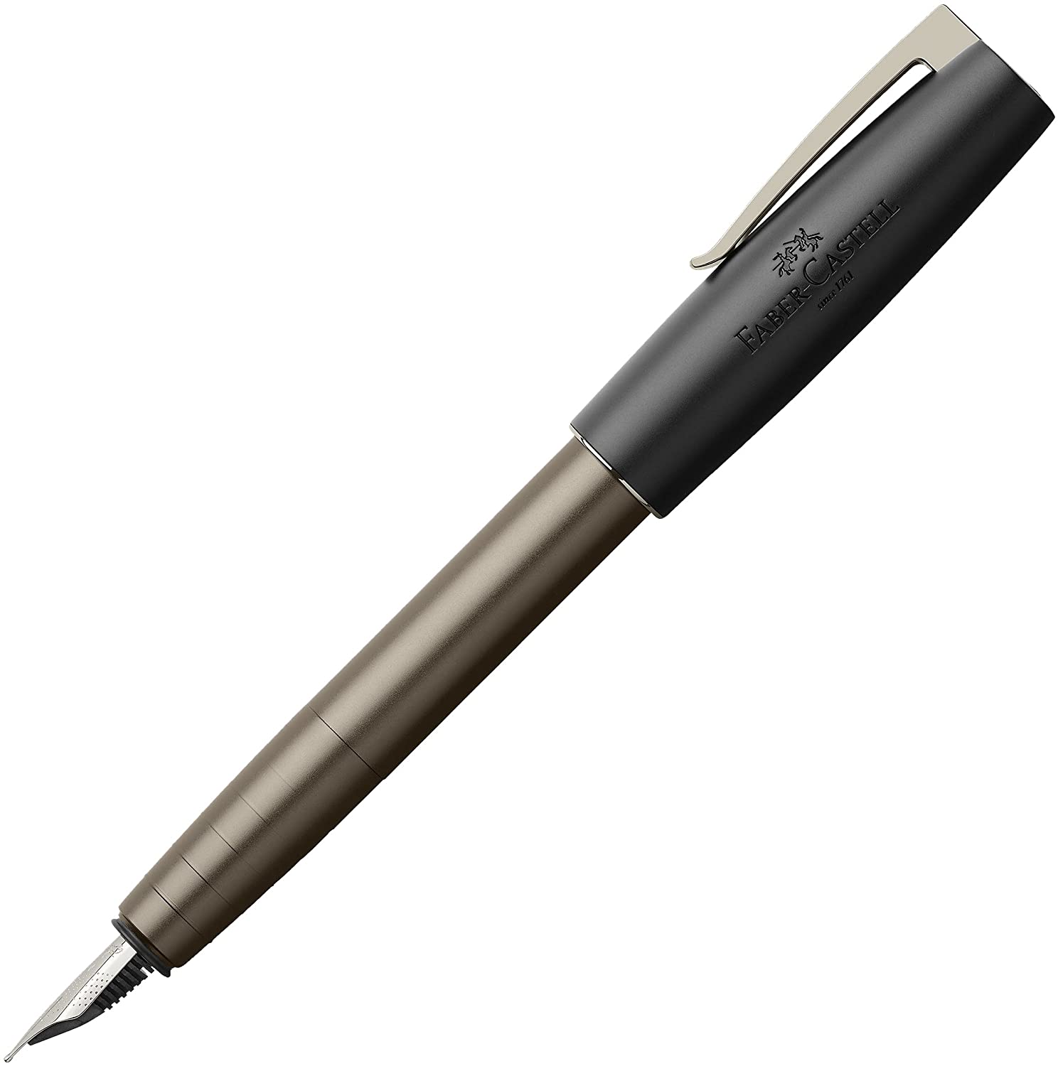 FABER-CASTELL Fountain pen LOOM gunmetal matt B - Al Masam Stationery LLC