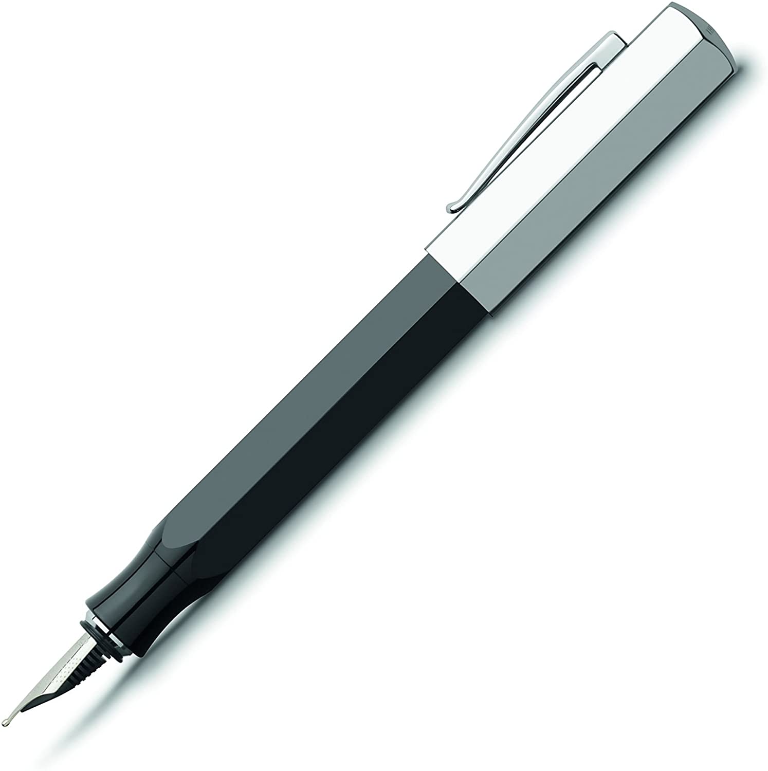 FABER-CASTELL FOUNTAIN PEN MONDORO BLACK M - Al Masam Stationery LLC Main image