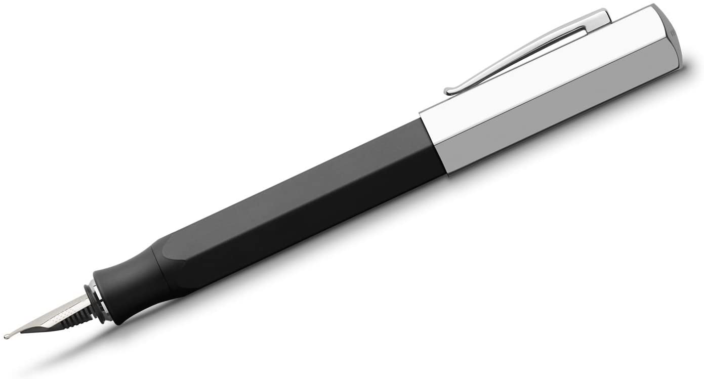 FABER-CASTELL Fountain pen Ondoro Graphite black B - Al Masam Stationery LLC Main image